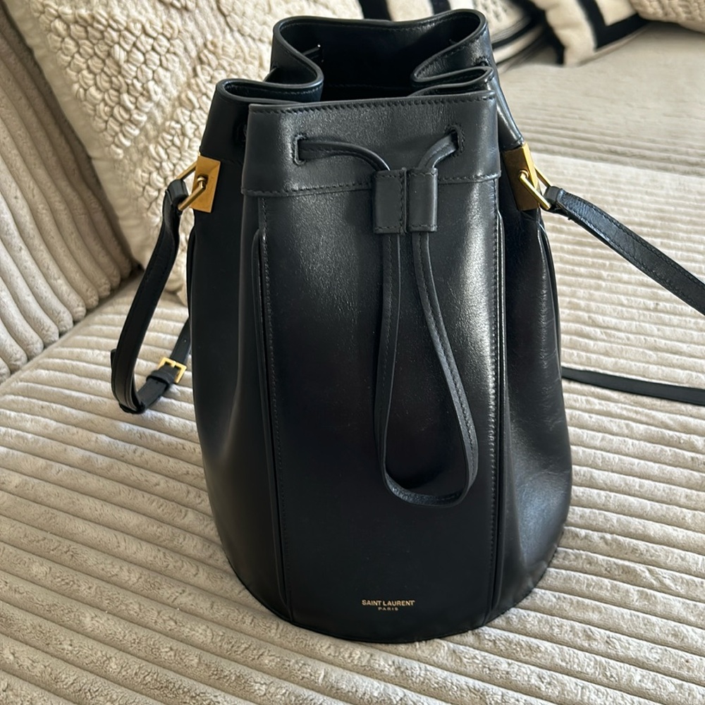 YSL bucket bag barely worn, decent size